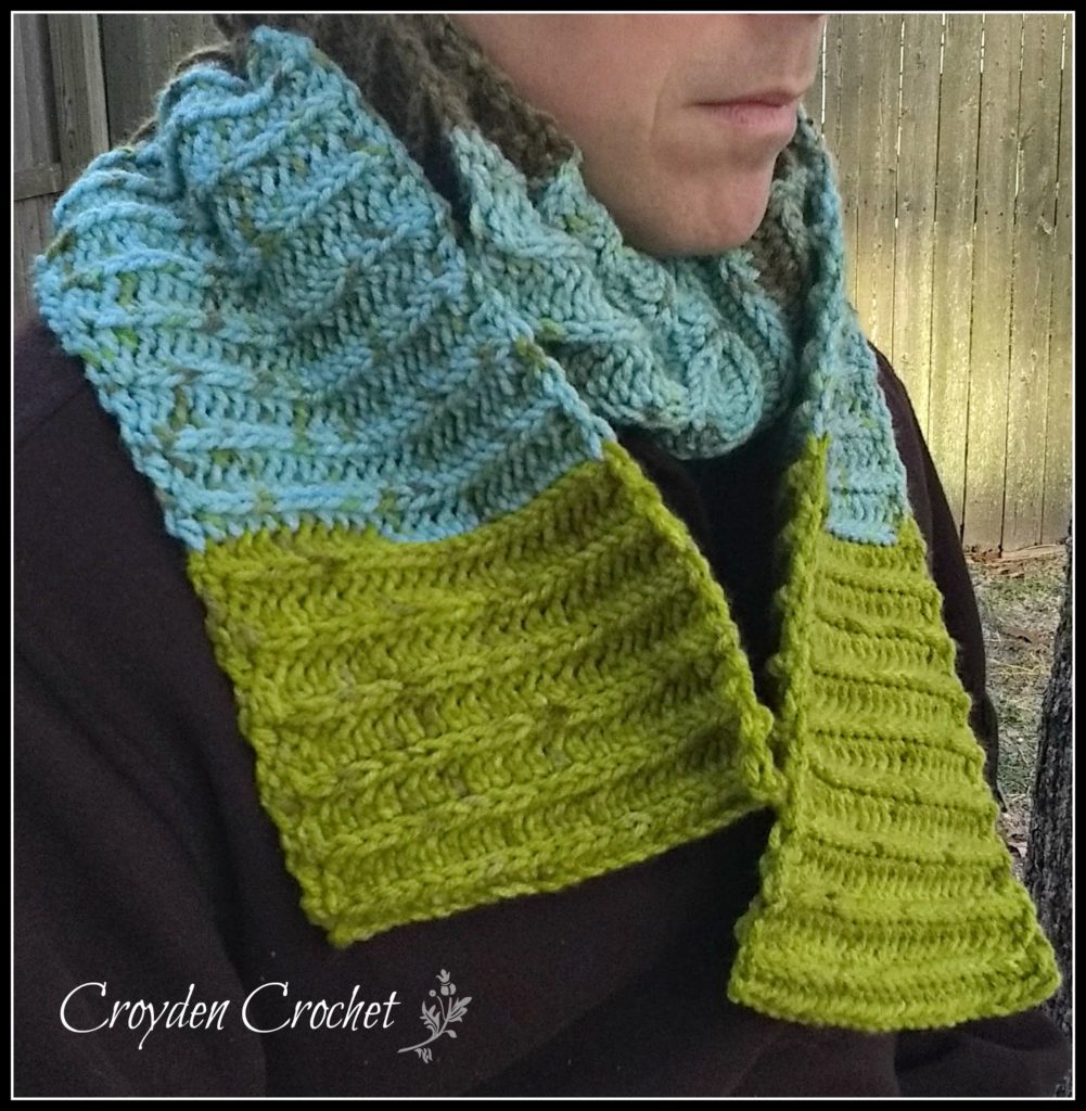 Woodlands Crochet Scarf Pattern