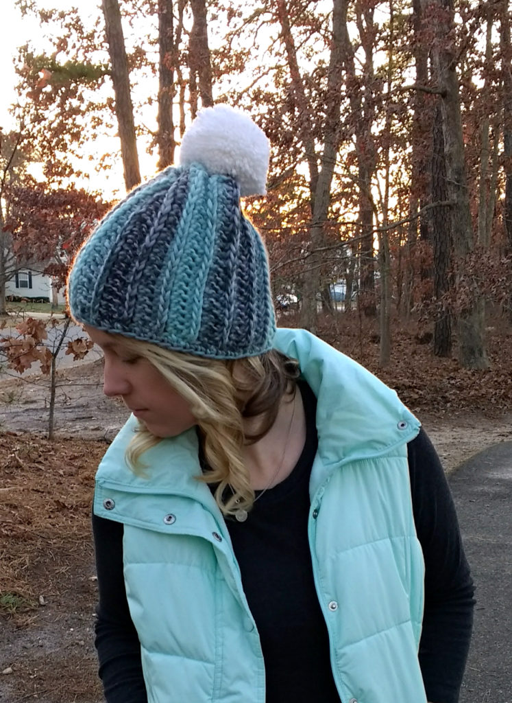 glacier frost crochet beanie pattern