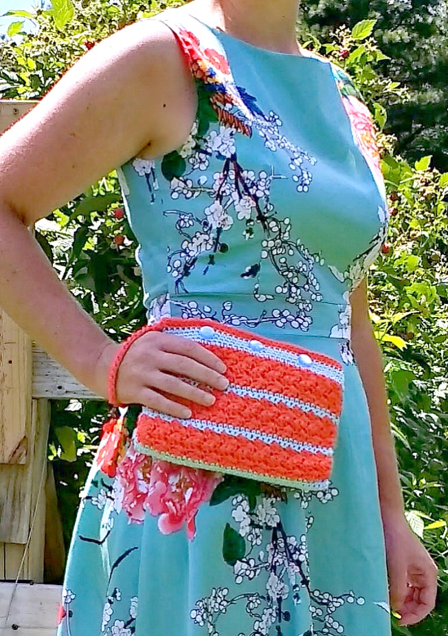 Silt Stitch Clutch pattern