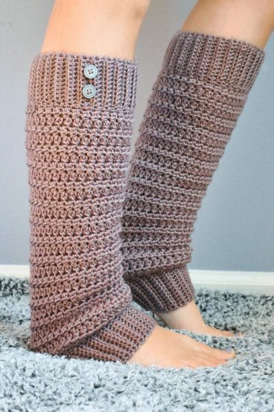 slouchy crochet legwarmer pattern