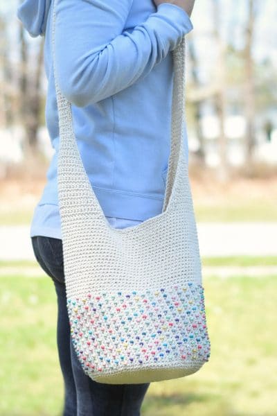 beaded crochet hobo bag pattern
