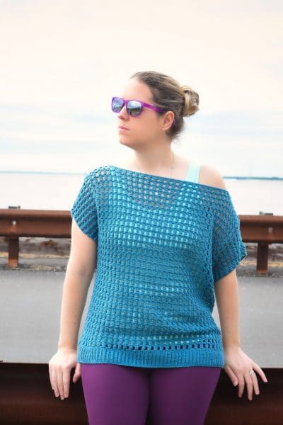easy going crochet top pattern