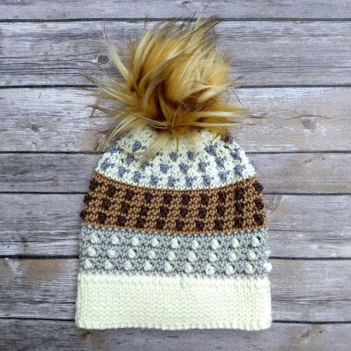 Cobblestone Crochet Beanie - Pattern Only!