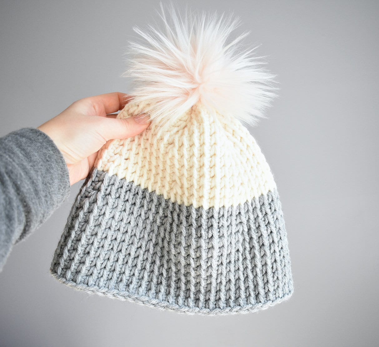 Colorblock Tunisian Beanie - Pattern only! - Image 3