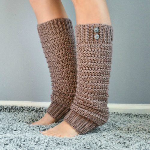 Crochet Slouchy Legwarmers Pattern