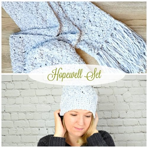 Hopewell Pattern Set - Scarf & Beanie