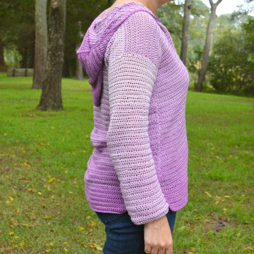 Lazy Days Pullover Sweater - Crochet Pattern Only!