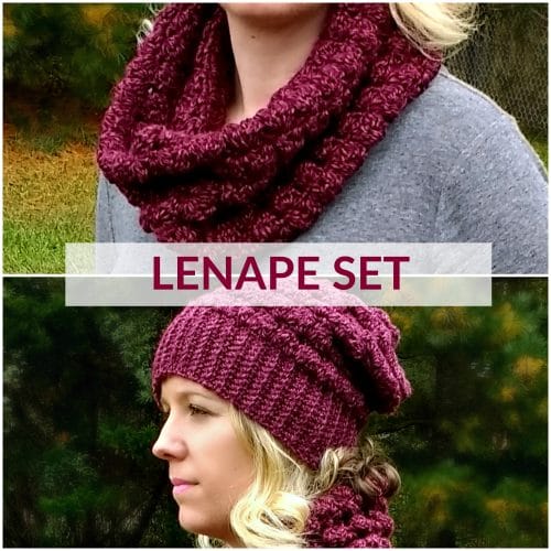 Lenape Pattern Set - Slouch and Cowl