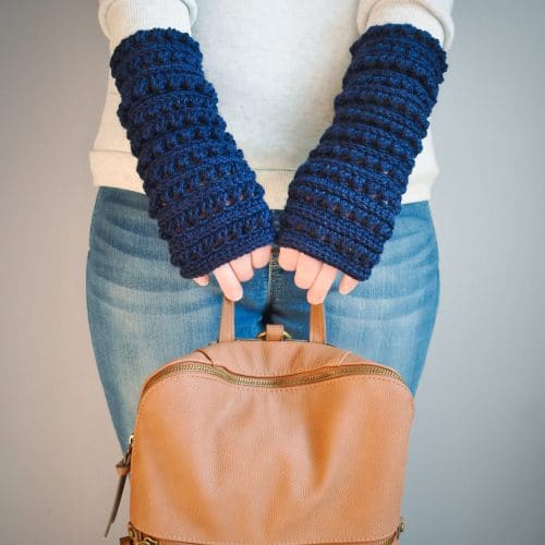 Mattina Crochet Fingerless Gloves/Mittens Pattern