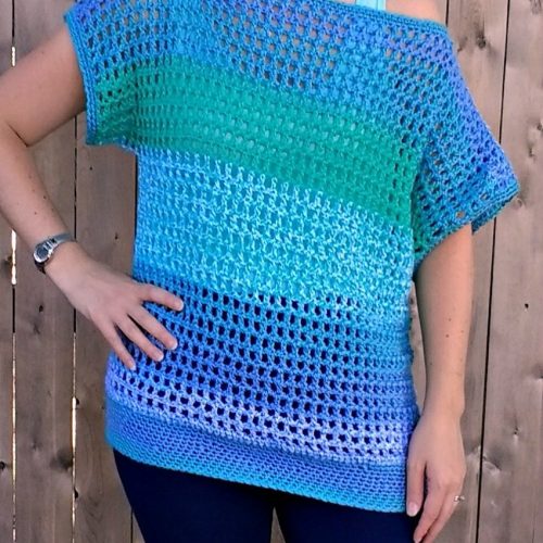 Off-the-Shoulder Crochet Top - PATTERN ONLY!