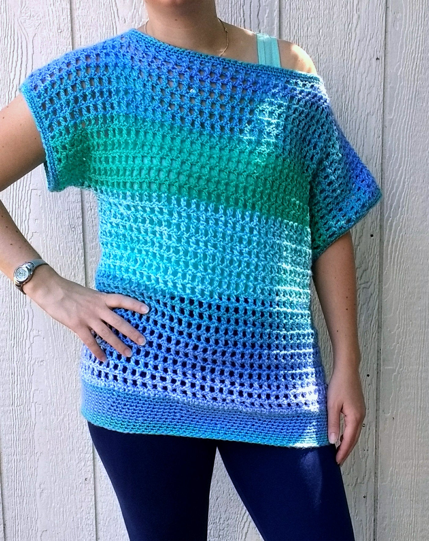 Off-the-Shoulder Crochet Top - PATTERN ONLY! - Image 2
