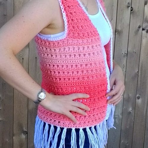 Ombre Boho Vest - CROCHET PATTERN ONLY!