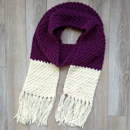 Plum Berry Scarf - Crochet Pattern Only!