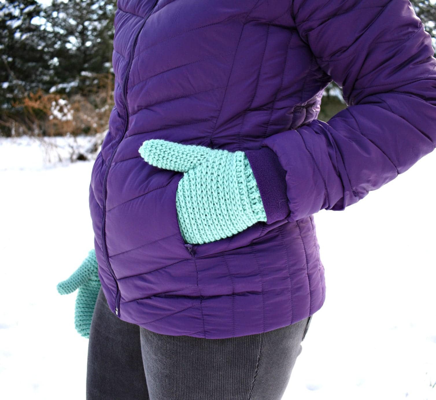 Sidewinder Crochet Mittens - PATTERN ONLY! - Image 2