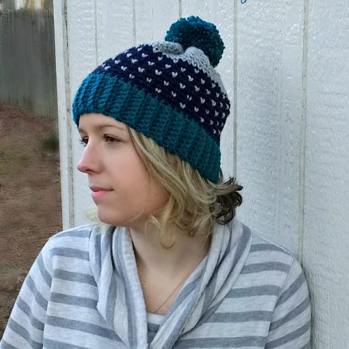 Starry Nights Crochet Beanie - PATTERN ONLY!