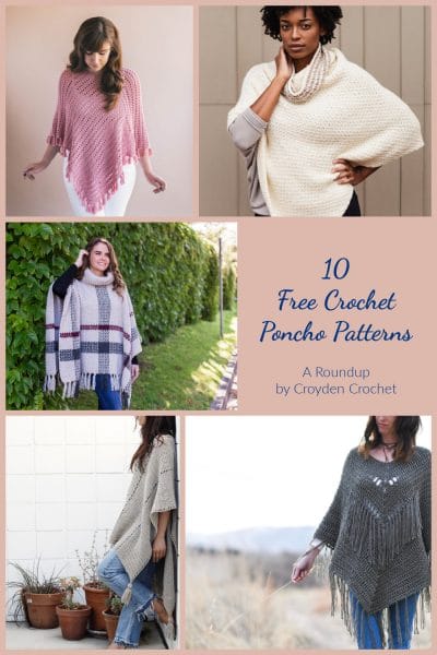 10 free crochet poncho patterns